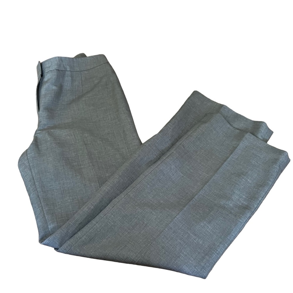 Jones Studio Separates Women Gray 4 Pleated Classic Fit Pants Trousers Dress